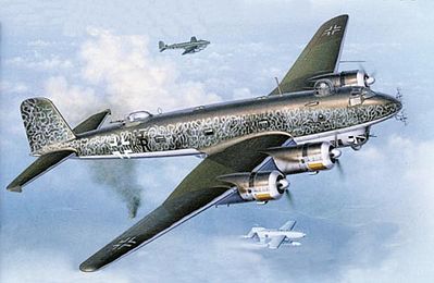 Revell-Germany Focke Wulf FW200 C-5/C-8 Condor Plastic Model Airplane Kit 1/72 Scale #04387