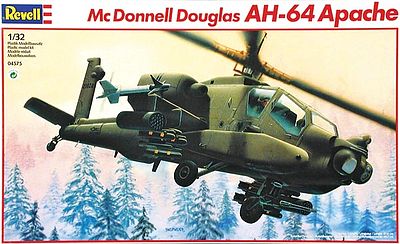 Revell-Germany McDonnell Douglas AH-64 Apache Plastic Model Helicopter Kit 1/32 Scale #04575