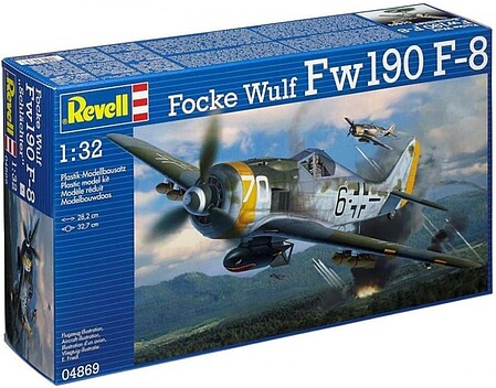 Revell-Germany Focke Wulf Fw190 F-8 Plastic Model Airplane Kit 1/32 Scale #04869