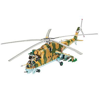 Revell-Germany Mil Mi 24 Hind Plastic Model Helicopter Kit 1/48 Scale #04942