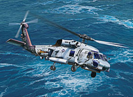SH-60 Navy Helicopter Plastic Model Helicopter Kit 1/100 Scale #04955