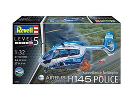 Revell-Germany H145 ''Police'' Plastic Model Helicopter Kit 1/32 Scale #04980