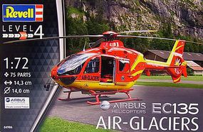 Revell-Germany EC135 Air-Glaciers Plastic Model Helicopter Kit 1/72 Scale #04986