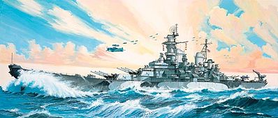 Revell-Germany Battleship USS Missouri Plastic Model Military Ship Kit 1/535 Scale #05092