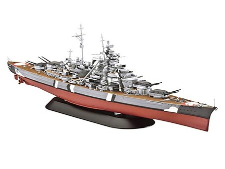 Revell-Germany Battleship Bismark Plastic Model Military Ship Kit 1/700 Scale #05098