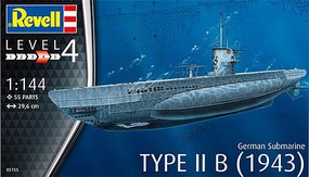 Revell-Germany German Submarine Type IIB 1-144 Revell-Germany German Submarine Type IIB 1-144