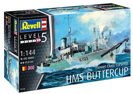 Revell-Germany 1/144 Flower Class Corvette HMS Butter Warship