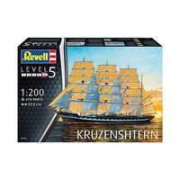Revell-Germany 1/200 Kruzenshtern Russian 4-Masted Sailing Ship Revell-Germany 1/200 Kruzenshtern Russian 4-Masted Sailing Ship