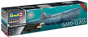 Revell-Germany 1/72 Gato Class US navy Submarine Platinum Edition Revell-Germany 1/72 Gato Class US navy Submarine Platinum Edition