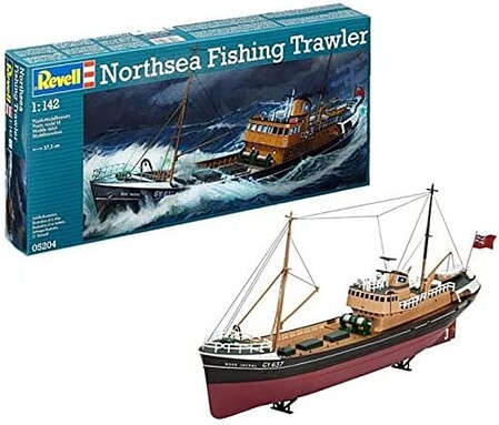 Revell-Germany North Sea Trawler Plastic Model Ship Kit 1/142 Scale #05204