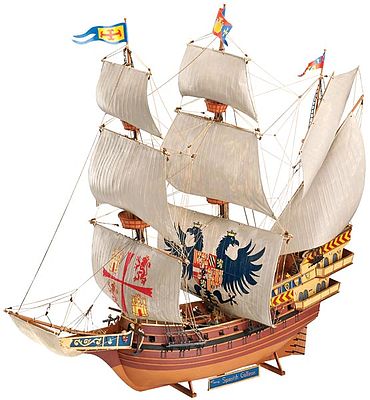 Revell-Germany Spanish Galleon Plastic Model Sailing Ship Kit 1/96 Scale #05620