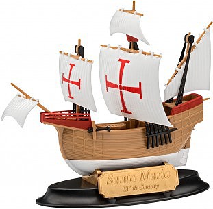 Revell-Germany Santa Maria Plastic Model Sailing Ship Kit 1/350 Scale #05660