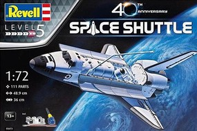 Space Shuttle 40th Anniversary Set Plastic Space Model Kit 1/72 Scale #05673