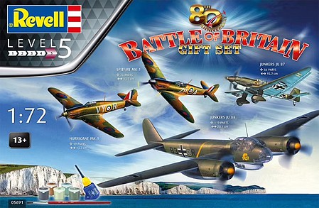 Revell-Germany Battle of Britian 80th Anniversary Plastic Model Airplane Kit 1/72 Scale #05691