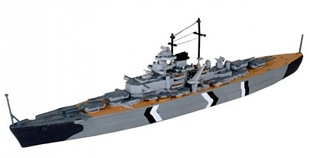 Revell-Germany Bismarck Warship Plastic Model Military Ship Kit 1/1200 Scale #05802