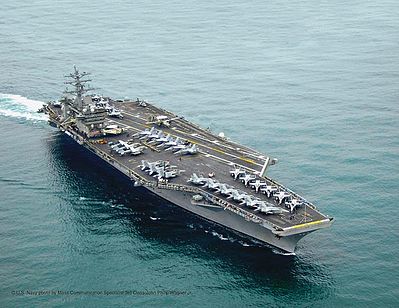  CVN-68 -- Plastic Model Military Ship Kit -- 1/1200 Scale -- #05814