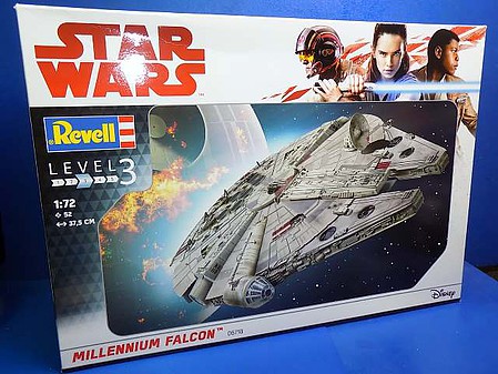 Revell-Germany Millennium Falcon Star Wars Model Kit 1/72 Scale #06718