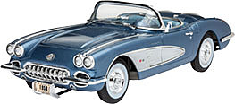 Revell-Germany 1958 Corvette Roadster Plastic Model Car Kit 1/25 Scale #07037