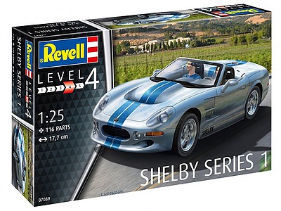 Revell-Germany Shelby Series I Plastic Model Car Kit 1/25 Scale #07039