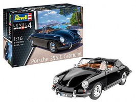 Revell-Germany Porsche 356 Convertible Plastic Model Car Kit 1/16 Scale #07043