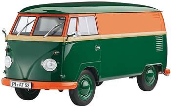 Revell-Germany Volkswagen T1 Transporter Kastenwagen Plastic Model Vehicle Kit 1/24 Scale #07076