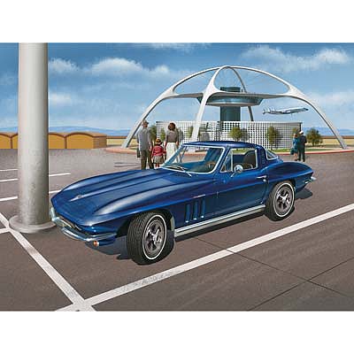 Revell-Germany 1965 Corvette Sting Ray C2 Limited Edition Plastic Model Car Kit 1/8 Scale #07434