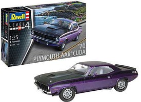 Revell-Germany NYA 1/25 1970 Plymouth AAR Cuda Plastic Model Car Kit 1/25 Scale #07664 Revell-Germany NYA 1/25 1970 Plymouth AAR Cuda Plastic Model Car Kit 1/25 Scale #07664