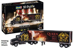Revell-Germany Queen Tour Tractor Trailer 3D Foam Puzzle w/Rotating Plastic Wheels (128pcs)