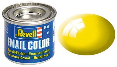 Revell-Germany 14ml. Enamel Yellow Gloss Tinlets Hobby and Model Enamel Paint #32112