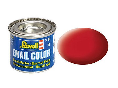 Revell-Germany 14ml. Enamel Carmine Red Mat Tinlets Hobby and Model Enamel Paint #32136