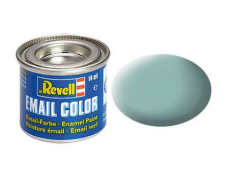 Revell-Germany 14ml. Enamel Light Blue Mat Tinlets Hobby and Model Enamel Paint #32149
