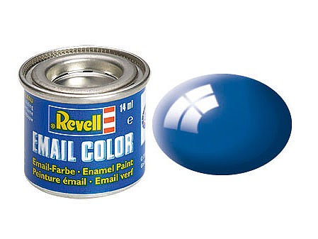 Revell-Germany 14ml. Enamel Blue Gloss Tinlets Hobby and Model Enamel Paint #32152