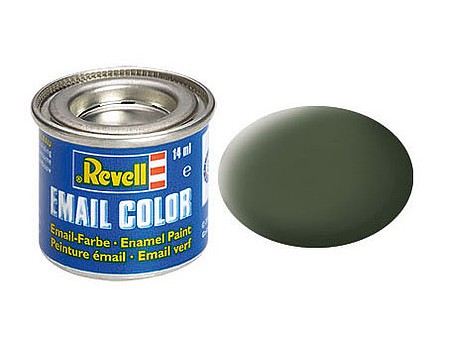 Revell-Germany 14ml. Enamel Bronze Green Mat Tinlets Hobby and Model Enamel Paint #32165