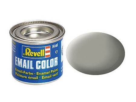 Revell-Germany 14ml. Enamel Stone Grey Mat Tinlets Hobby and Model Enamel Paint #32175