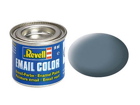 Revell-Germany 14ml. Enamel Greyish Blue Mat Tinlets Hobby and Model Enamel Paint #32179