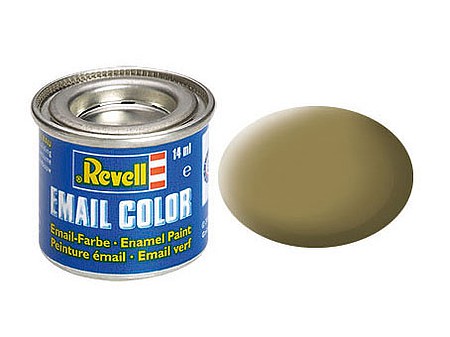 Revell-Germany 14ml. Enamel Olive Brown Mat Tinlets Hobby and Model Enamel Paint #32186