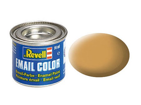 Revell-Germany 14ml. Enamel Ochre Brown Mat Tinlets Hobby and Model Enamel Paint #32188