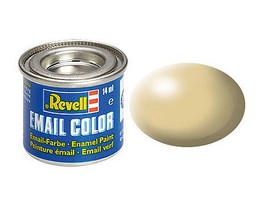 Revell-Germany 14ml. Enamel Beige Silk Tinlets Hobby and Model Enamel Paint #32314