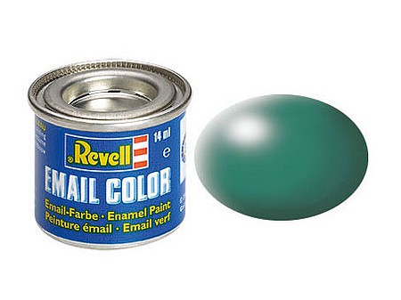 Revell-Germany 14ml. Enamel Patina Green Silk Tinlets Hobby and Model Enamel Paint #32365