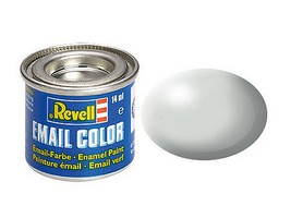 Revell-Germany 14ml. Enamel Light Grey Silk Tinlets Hobby and Model Enamel Paint #32371