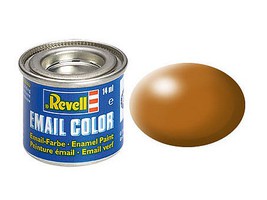 Revell-Germany 14ml. Enamel Wood Brown Silk Tinlets Hobby and Model Enamel Paint #32382