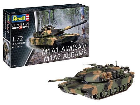 Revell-Germany 1/72 M1A1 AIM(SA)/M1A2 Abrams Tank