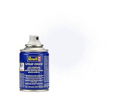 Revell-Germany 100ml Acrylic White Mat Spray Hobby and Model Acrylic Paint #34105