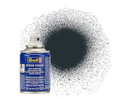 Revell-Germany 100ml Acrylic Anthracite Grey Mat Spray Hobby and Model Acrylic Paint #34109