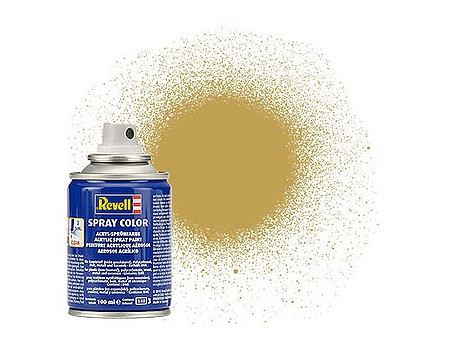 Revell-Germany 100ml Acrylic Sandy Yellow Mat Spray Hobby and Model Acrylic Paint #34116