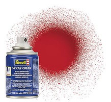 Revell-Germany 100ml Acrylic Italian Red Gloss Spray Hobby and Model Acrylic Paint #34134