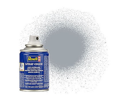 Revell-Germany 100ml Acrylic Silver Metallic Spray Hobby and Model Acrylic Paint #34190
