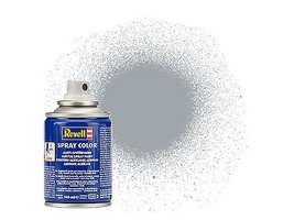 Revell-Germany 100ml Acrylic Silver Metallic Spray Hobby and Model Acrylic Paint #34190