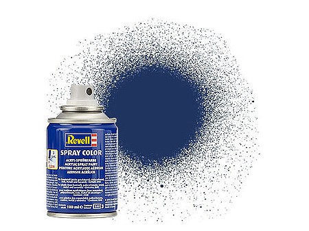 Revell-Germany 100ml Acrylic RBR Blue Spray Hobby and Model Acrylic Paint #34200