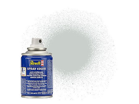 Revell-Germany 100ml Acrylic Light Grey Silk Spray Hobby and Model Acrylic Paint #34371